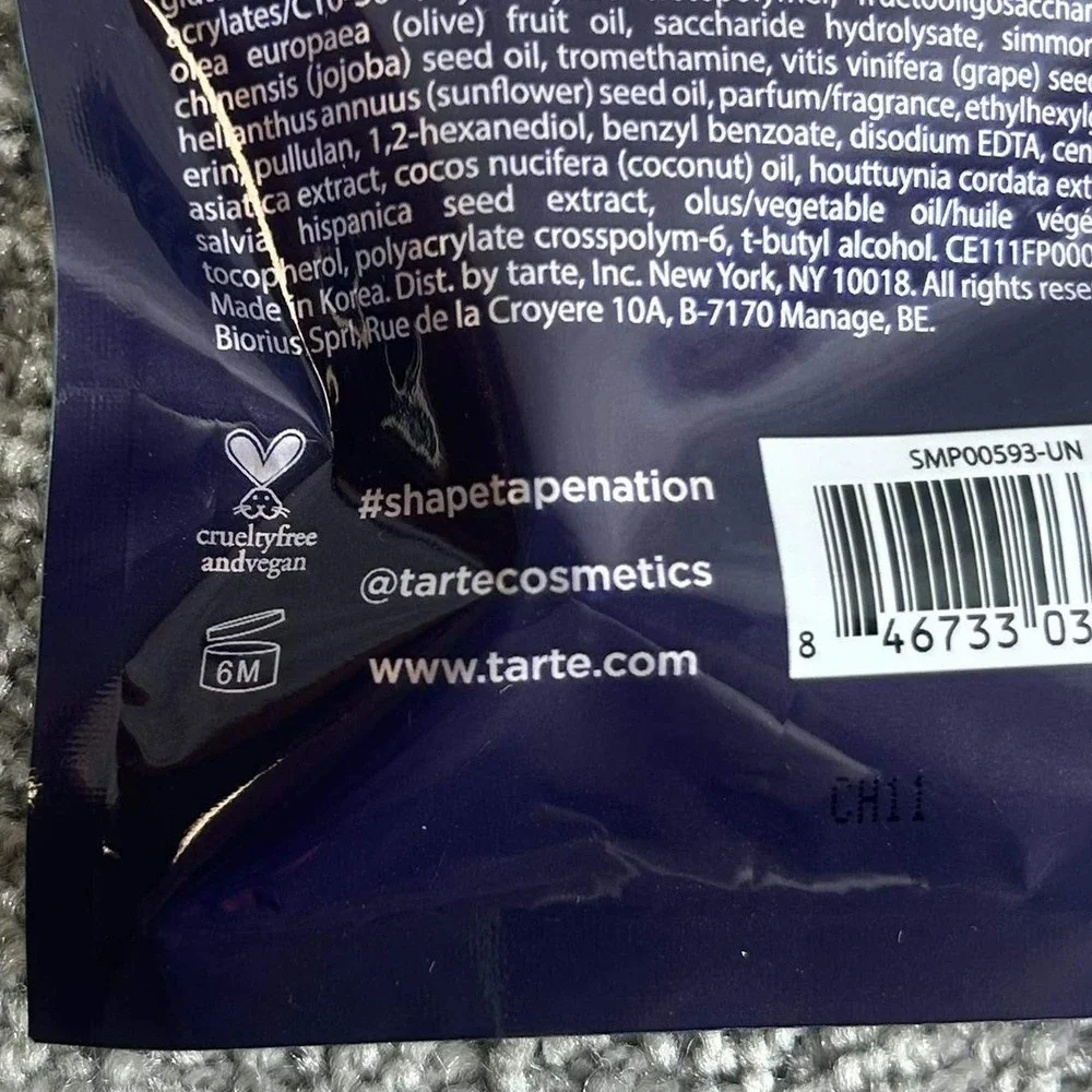 Tarte Base Tape Hydrating Primer Double Duty Beauty White Travel Size 7ml‎